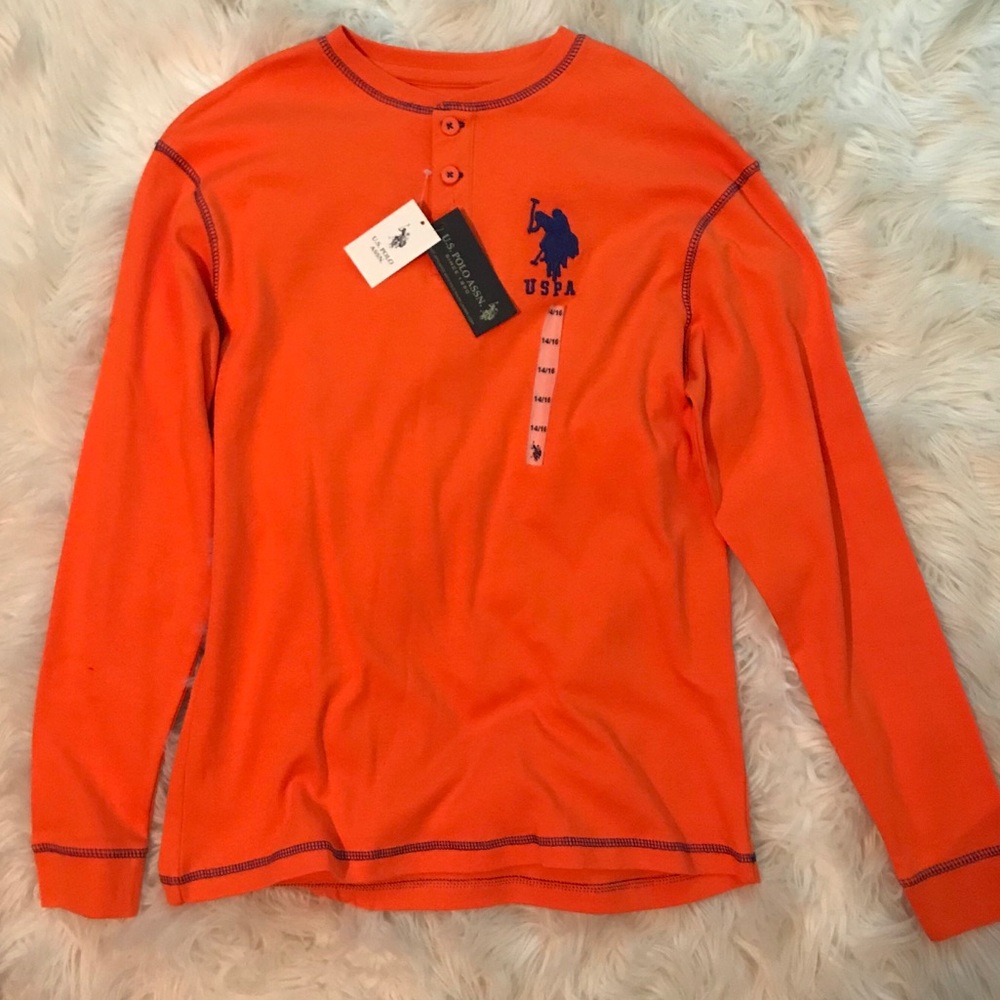 Orange U.S. Polo Assn. Shirt